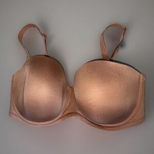 Wacoal Full Figure Underwire Strapless Convertible Bra Brown 40DDD NWOT MULTIWAY